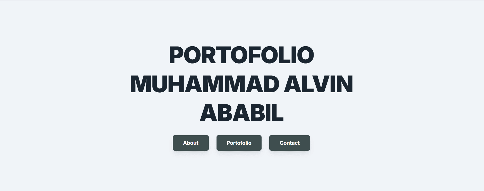 Website Portofolio
